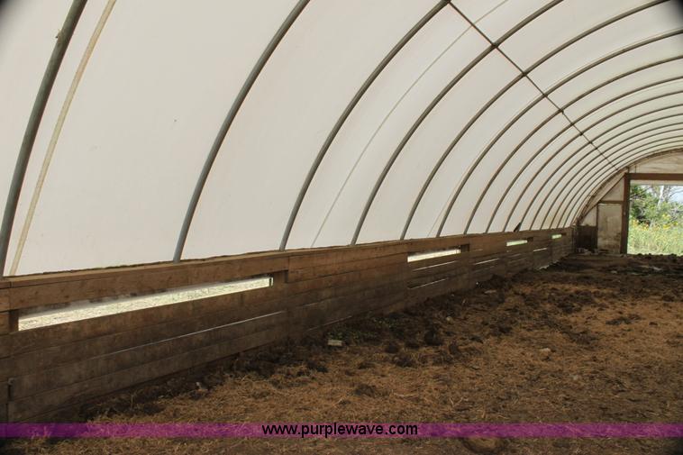 image for item H7360 Quick Structures 30' x 90' coverall hoop shed