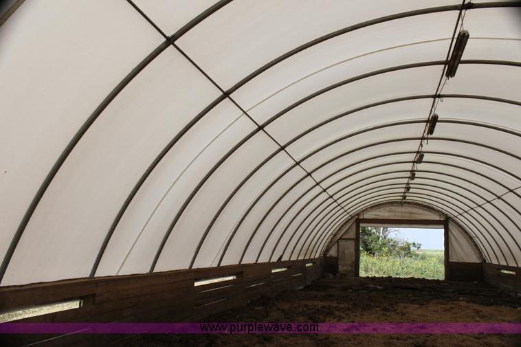 image for item H7360 Quick Structures 30' x 90' coverall hoop shed