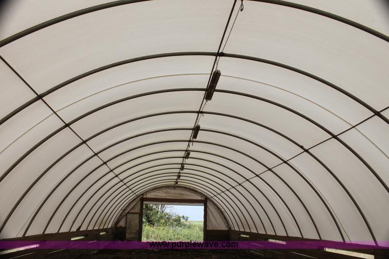 image for item H7360 Quick Structures 30' x 90' coverall hoop shed