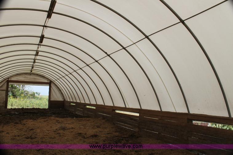 image for item H7360 Quick Structures 30' x 90' coverall hoop shed