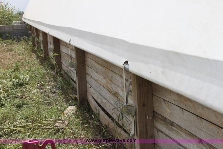 image for item H7360 Quick Structures 30' x 90' coverall hoop shed