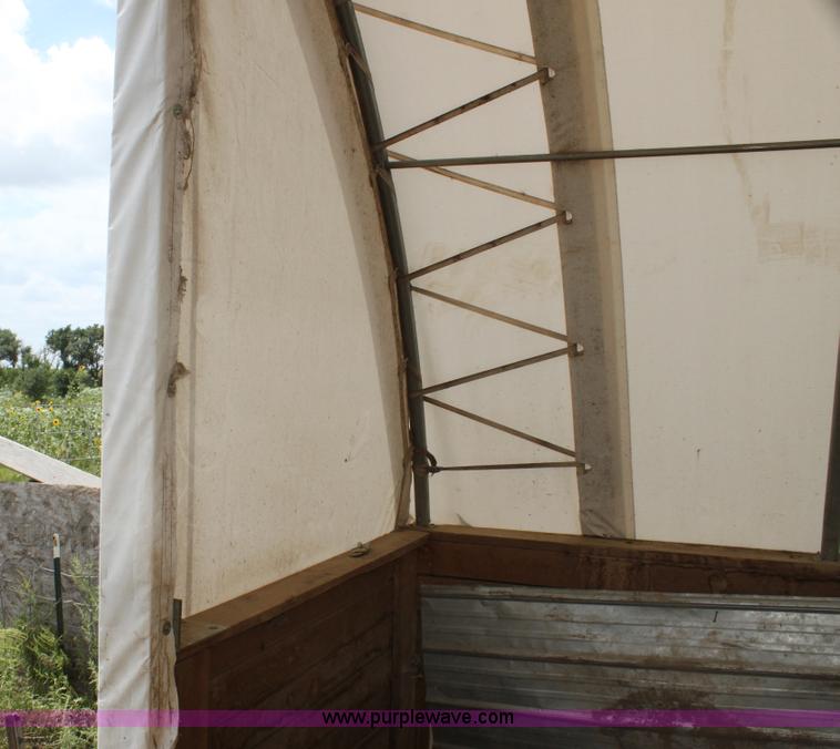 image for item H7361 Quick Structures 30' x 90' coverall hoop shed