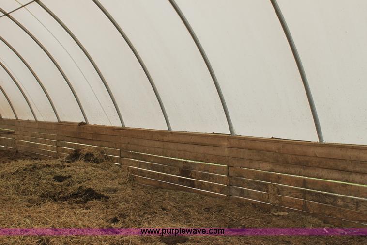 image for item H7361 Quick Structures 30' x 90' coverall hoop shed