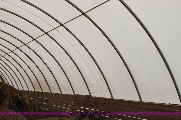 image for item H7361 Quick Structures 30' x 90' coverall hoop shed