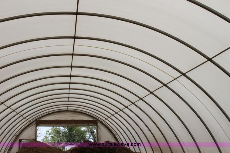 image for item H7361 Quick Structures 30' x 90' coverall hoop shed