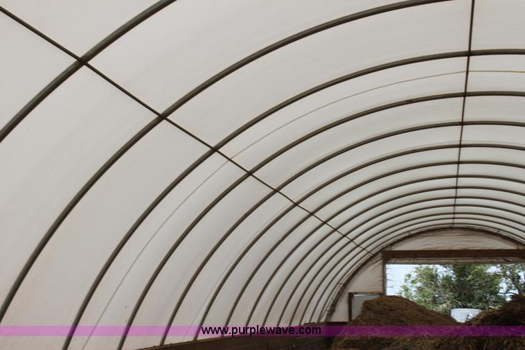 image for item H7361 Quick Structures 30' x 90' coverall hoop shed