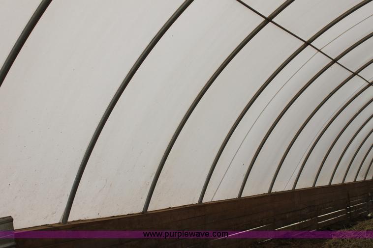 image for item H7361 Quick Structures 30' x 90' coverall hoop shed