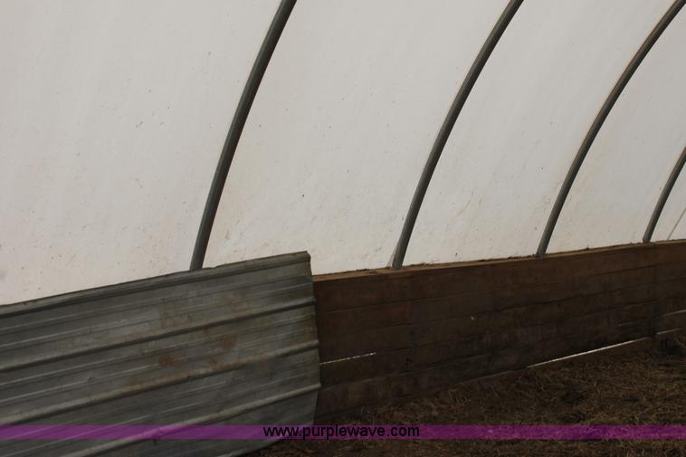 image for item H7361 Quick Structures 30' x 90' coverall hoop shed