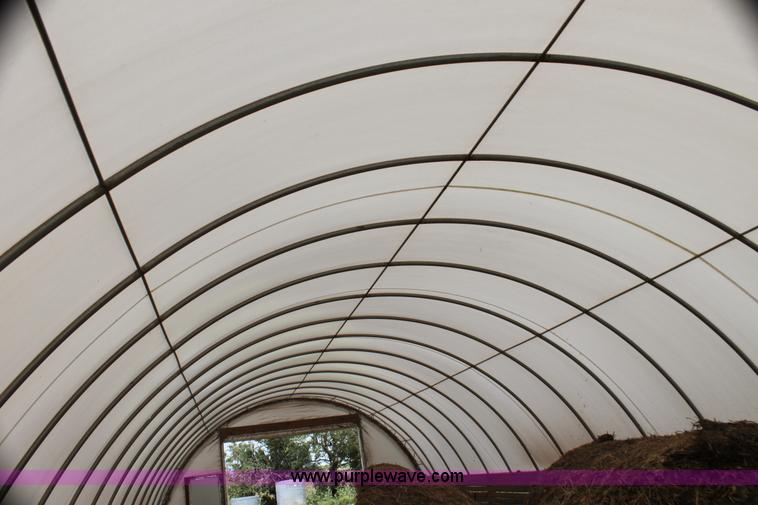 image for item H7361 Quick Structures 30' x 90' coverall hoop shed