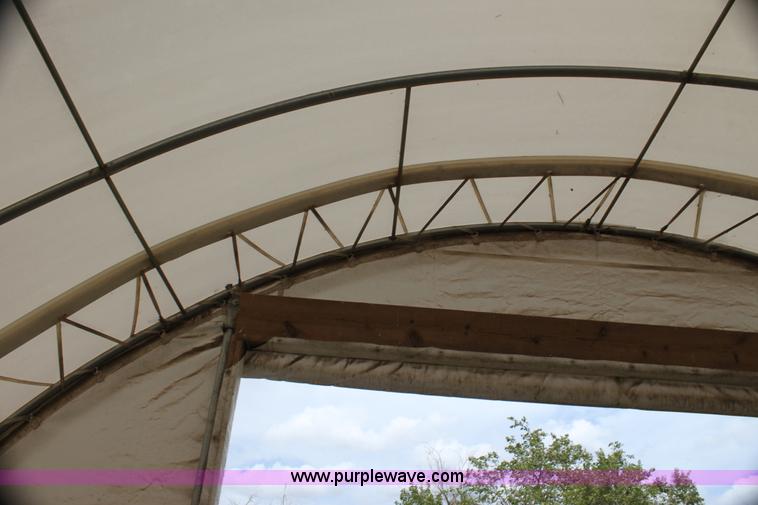 image for item H7361 Quick Structures 30' x 90' coverall hoop shed