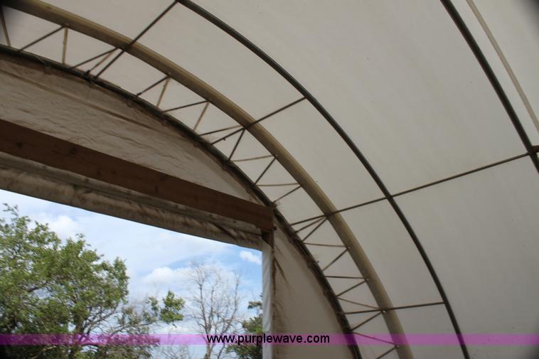 image for item H7361 Quick Structures 30' x 90' coverall hoop shed