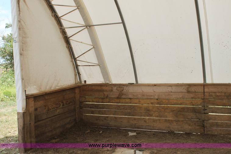 image for item H7361 Quick Structures 30' x 90' coverall hoop shed