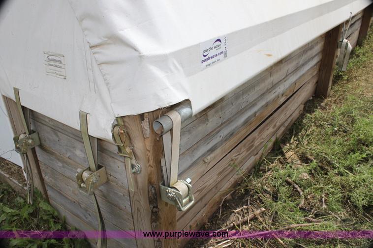 image for item H7361 Quick Structures 30' x 90' coverall hoop shed