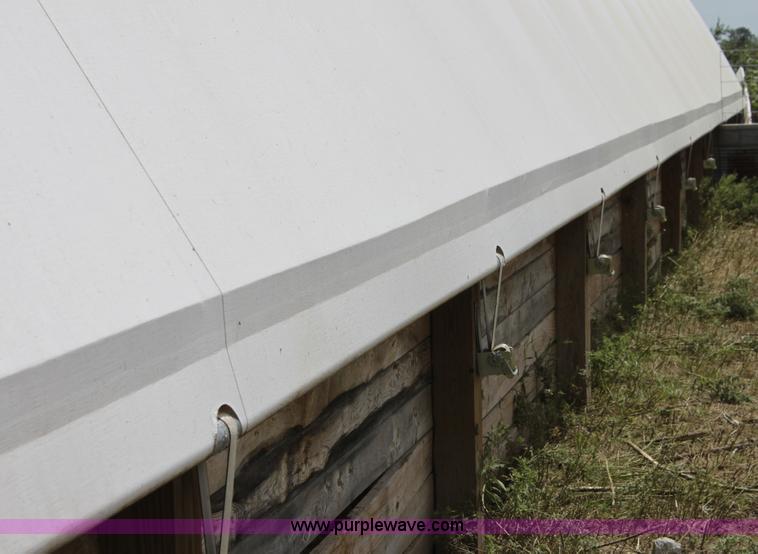 image for item H7361 Quick Structures 30' x 90' coverall hoop shed