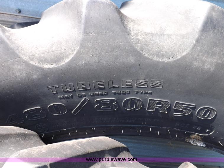 image for item I7508 (2) Goodyear tractor tires