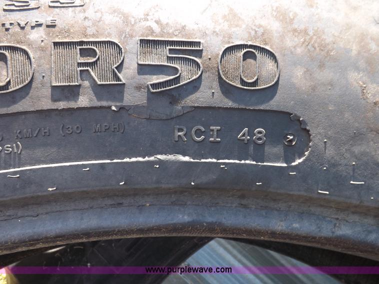 image for item I7508 (2) Goodyear tractor tires