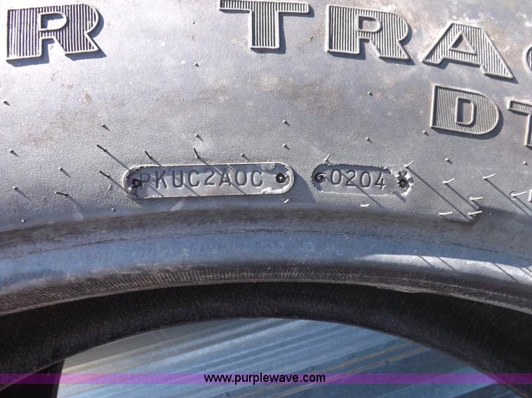 image for item I7508 (2) Goodyear tractor tires
