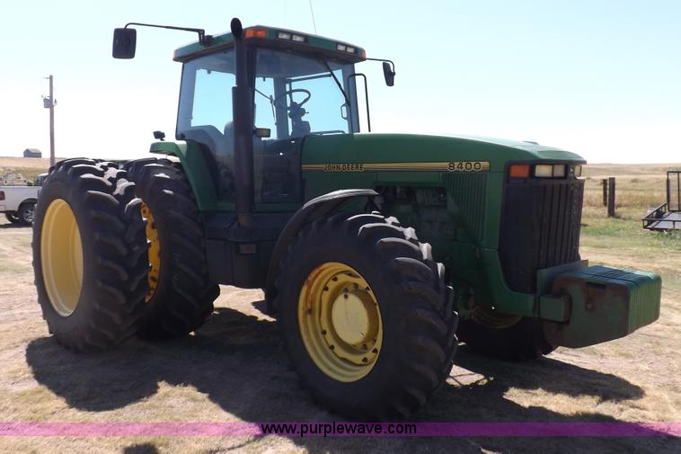 image for item I7587 1996 John Deere 8400 MFWD tractor