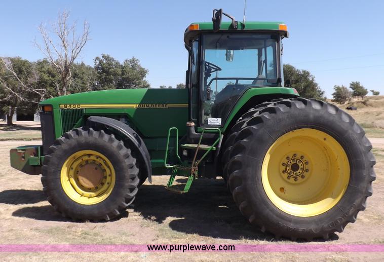 image for item I7587 1996 John Deere 8400 MFWD tractor