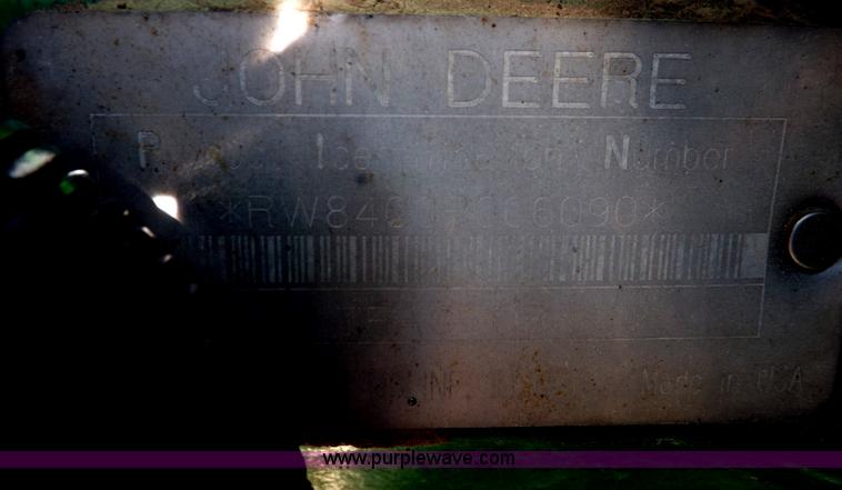 image for item I7587 1996 John Deere 8400 MFWD tractor