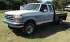 1996 Ford F250 XL SuperCab flatbed truck 225,993 miles on odometer 7 3L V8 OHV 16V diesel engine Fiv...