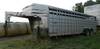 1999 Travalong gooseneck livestock trailer 26 L x 7 W 2 divider gates Wood floor patched LT235/85R16...