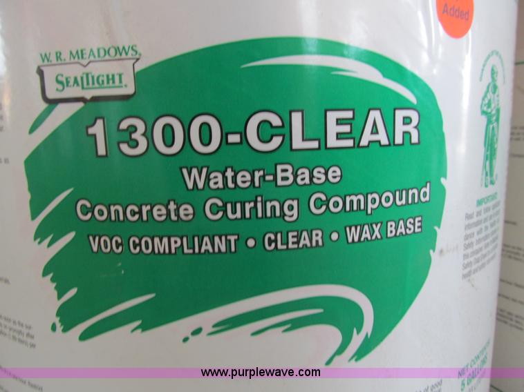image for item AC9977 (8) containers of W.R. Meadows 1600 concrete curing compound