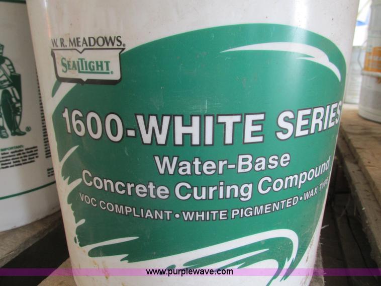 image for item AC9978 (6) containers of W.R. Meadows 1300 concrete curing compound