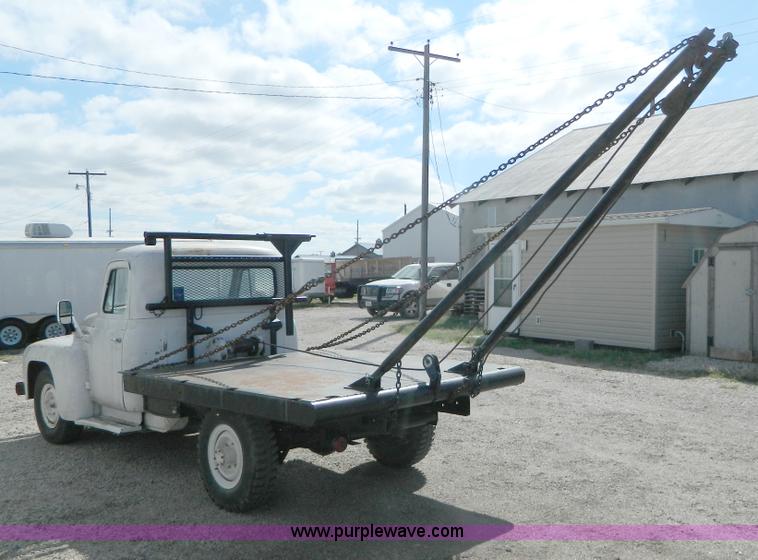 image for item AD9579 1955 International Harvester R120 winch dump bed truck