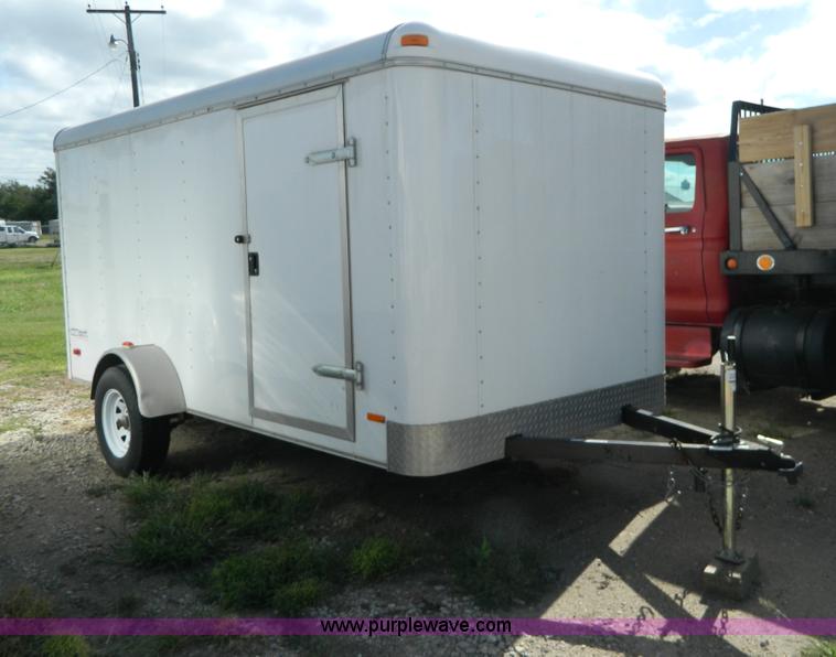 image for item AD9580 2008 Pace 12' x 6' enclosed cargo trailer