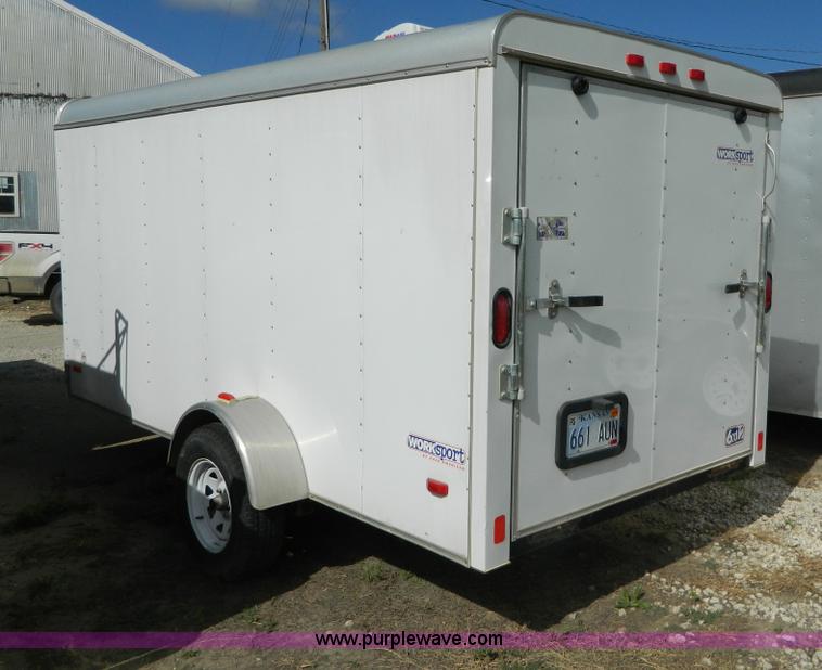 image for item AD9580 2008 Pace 12' x 6' enclosed cargo trailer