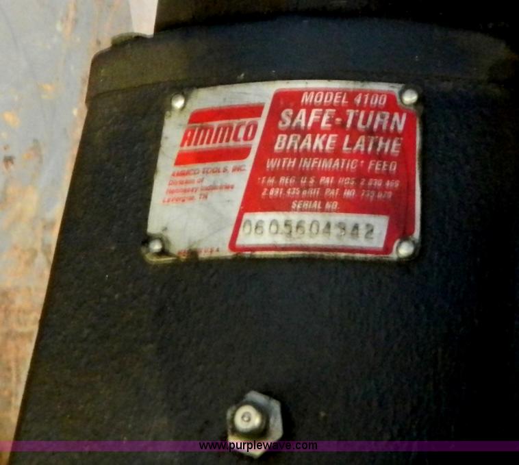 image for item AD9617 Ammco brake lathe