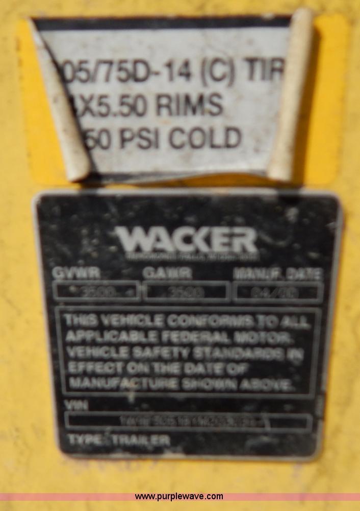 image for item B5825 Wacker PT6 6" water pump