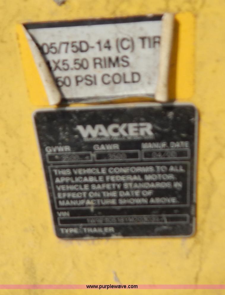 image for item B5825 Wacker PT6 6" water pump