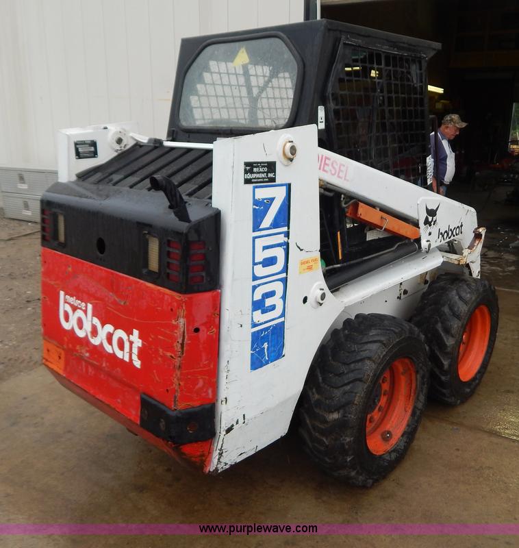 image for item B5845 1994 Bobcat 753 skid steer