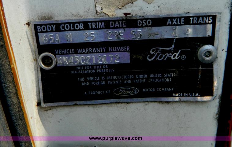 image for item D6032 1964 Ford Fairlane 500