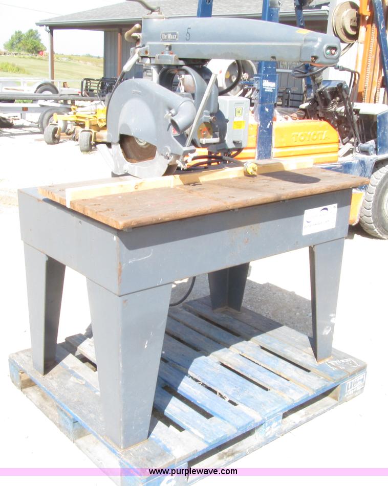 image for item E4517 DeWalt GR 14" radial arm saw