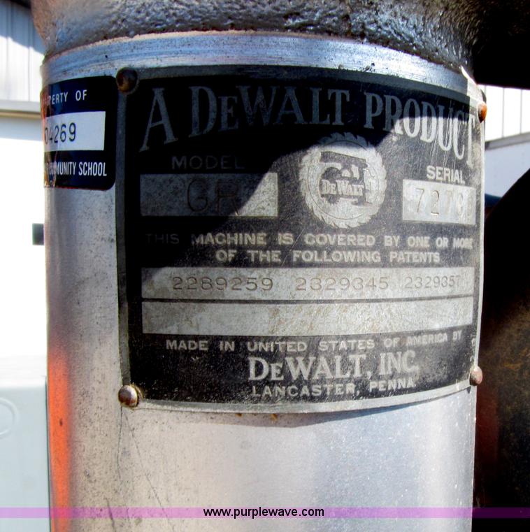 image for item E4517 DeWalt GR 14" radial arm saw