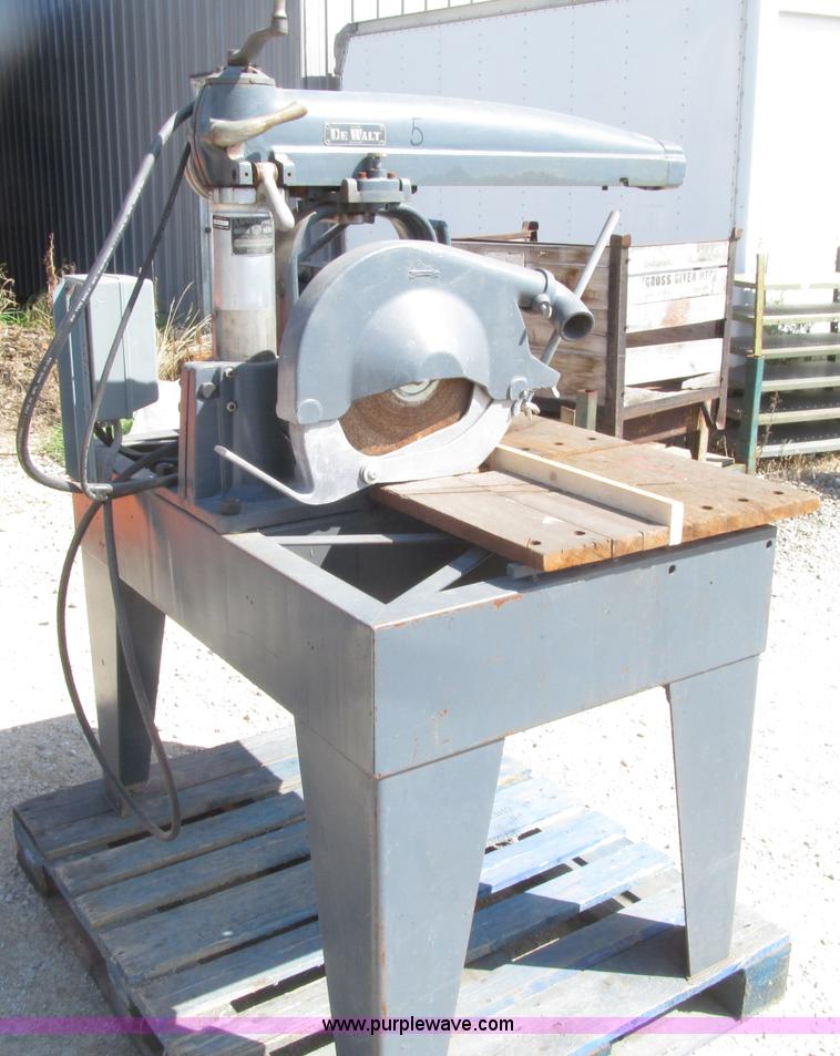 image for item E4517 DeWalt GR 14" radial arm saw