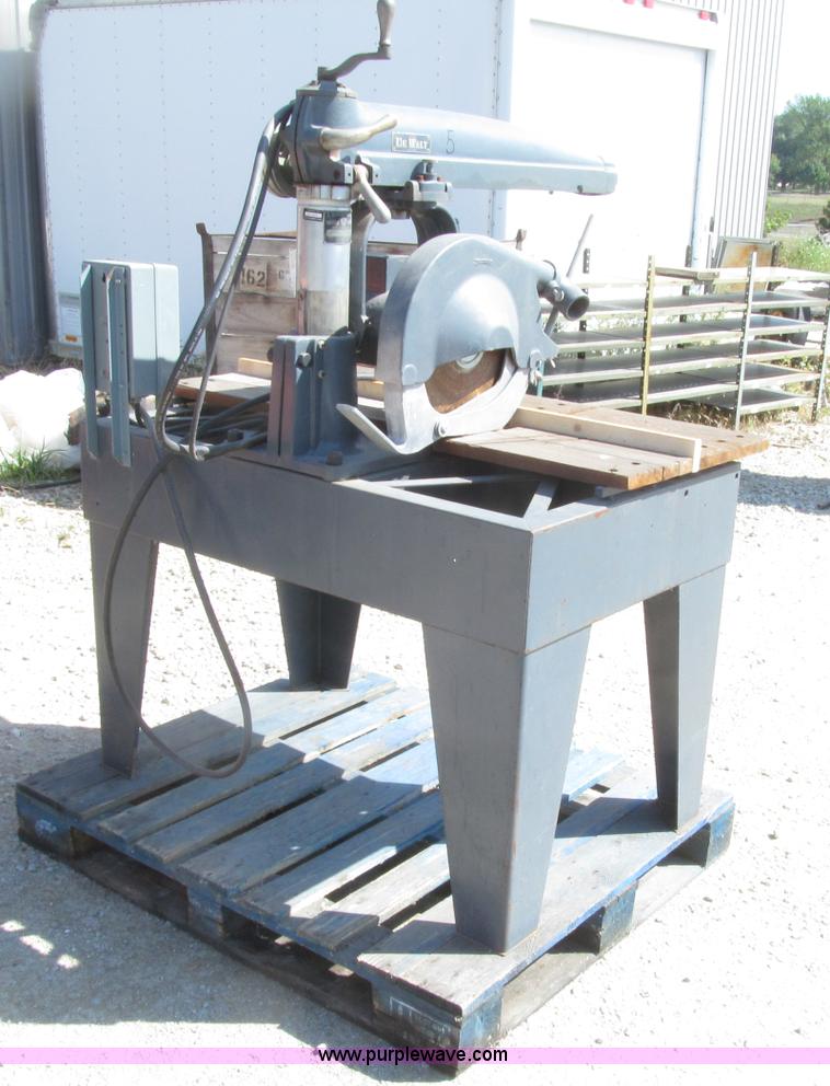 image for item E4517 DeWalt GR 14" radial arm saw