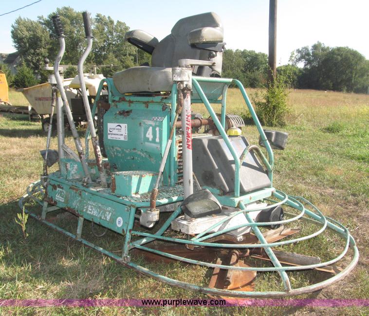 image for item F7130 Whiteman HTN-31V-TCSL 8' non-overlapping RO trowel