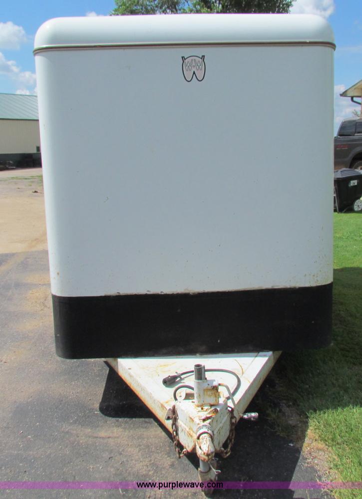 image for item G4089 2003 WW enclosed trailer