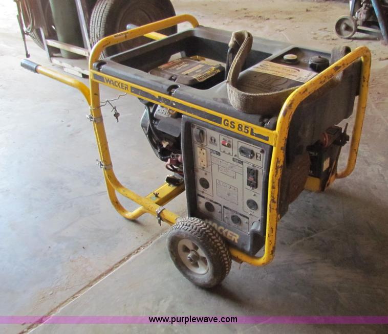 image for item G4171 Wacker GS8.5 generator