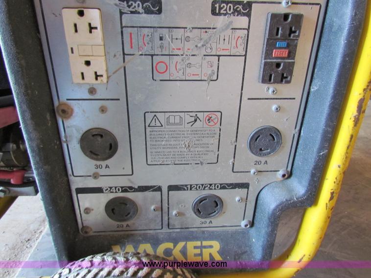 image for item G4171 Wacker GS8.5 generator