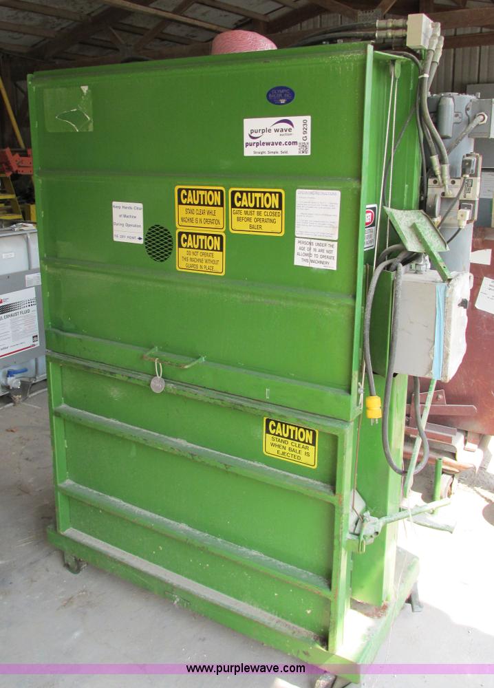 image for item G9230 Olympic 904 cardboard baler