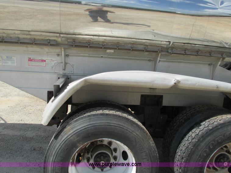 image for item G9447 1995 Walker stainless steel tanker trailer