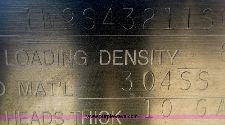 image for item G9447 1995 Walker stainless steel tanker trailer