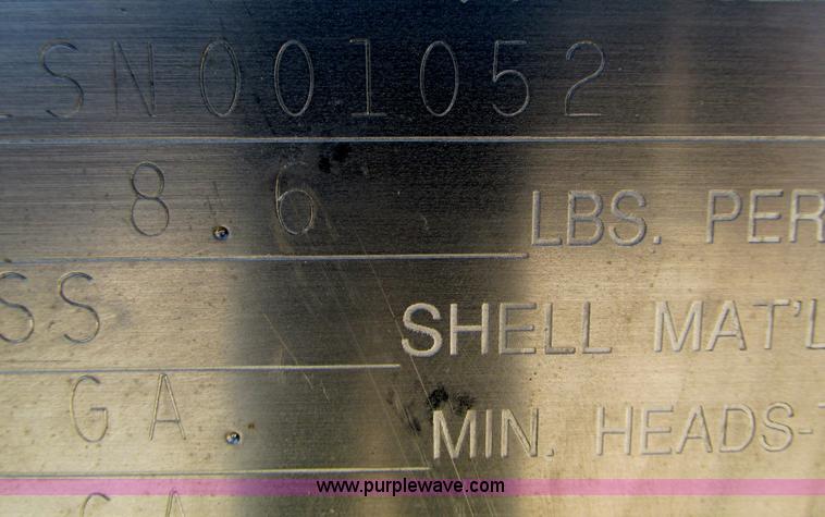 image for item G9447 1995 Walker stainless steel tanker trailer