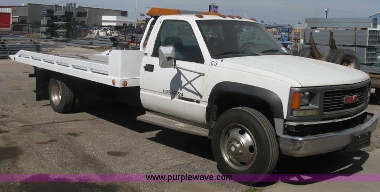image for item H6352 1994 Chevrolet Silverado 3500HD rollback truck