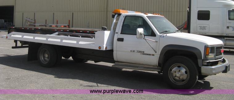 image for item H6352 1994 Chevrolet Silverado 3500HD rollback truck